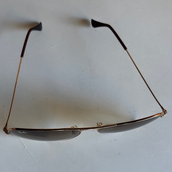 Ray-Ban Gold Frame Aviator Sunglasses main image 6